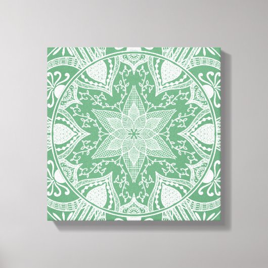 Sage Mandala Leinwanddruck (Vorderseite)