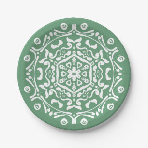 Sage Mandala Pappteller
