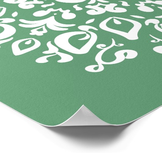 Sage Mandala Poster (Ecke)