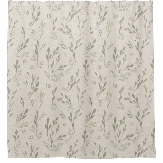 Sage Meadow Grases Duschvorhang (Vorderseite)