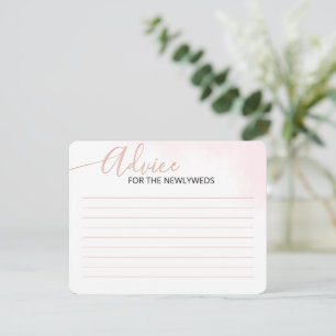 Sage Minimalistisches Script Brautparty Advice Car Begleitkarte