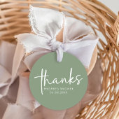 Sage Minimalistisches Script Brautparty Bevorzugen Geschenkanhänger