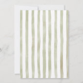 Sage Mistletoe Tis The Season to Be Married  Einladung (Rückseite)