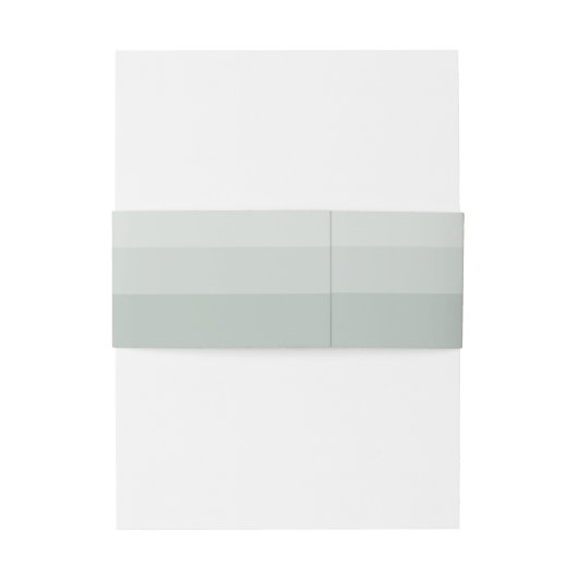 Sage Modern Chic Wedding Einladungsbanderole (Rückseitenbeispiel)