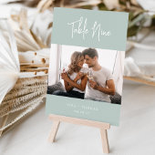 Sage Modern handschriftlich + Klassisches Serif-Fo Tischnummer