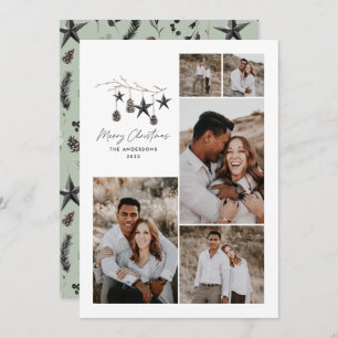 Sage moderne, elegante Drehbuch Weihnachten Multi-