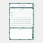 Sage Moon To-Do List Notepad 4"x6" Post-it Klebezettel (Vorderseite)