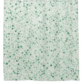 Sage Mosaik Duschvorhang (Vorderseite)
