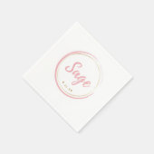 Sage Napkins 1 Serviette (Ecke)