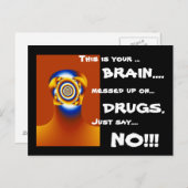 "SAGE NEIN!!!" POSTKARTE (Vorne/Hinten)