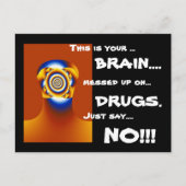 "SAGE NEIN!!!" POSTKARTE (Vorderseite)