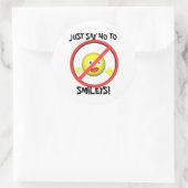 SAGE NEIN ZU RUNDER AUFKLEBER (Tasche)