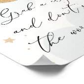 Sage nicht Baby Shower Moon Twinkle Star Poster (Ecke)