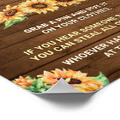 Sage nicht, dass das Baby-Button-Spiel fallen Rust Poster (Ecke)