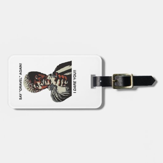 Sage noch einmal, ich wage es, dass du Fahrrad fah Gepäckanhänger (Vorderseite horizontal)