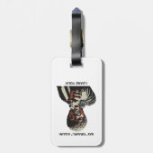 Sage noch einmal, ich wage es, dass du Fahrrad fah Gepäckanhänger (Rückseite vertikal)