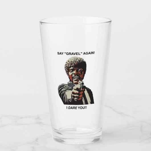 Sage noch einmal, ich wage es, dass du Fahrrad fah Glas (Vorderseite)