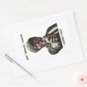 Sage noch einmal, ich wage es, dass du Fahrrad fah Rechteckiger Aufkleber (Umschlag)