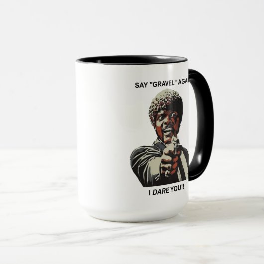 Sage noch einmal, ich wage es, dass du Fahrrad fah Tasse (VorderseiteRechts)