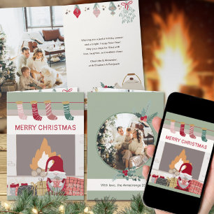 Sage Nordic Gnome Kamin Hygge Weihnachten