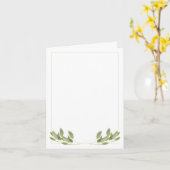 SAGE Note Card/Vertikal Karte (Gelbe Blume)