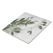 Sage Olive Green Painterly Botanical Art 09 Fliese (Seite)