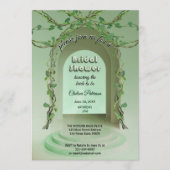 Sage Olive Greenery Rustic Boho Vine Bridal Shower Einladung (Vorderseite)