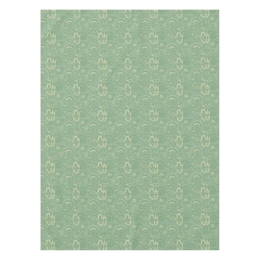 Sage Paisley Tischdecke (Vorderseite)