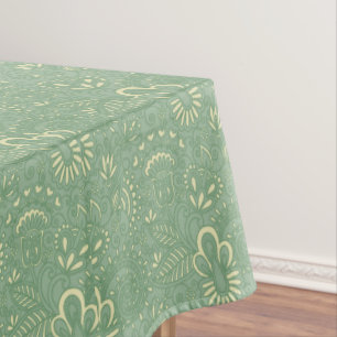 Sage Paisley Tischdecke