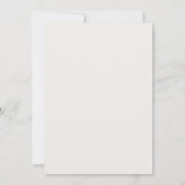 Sage Pampas Grass Wedding Einladung | Bohemisch (Rückseite)