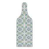 Sage Petal Grove - Botanisches Fliesenmuster Schneidebrett (Vorderseite)