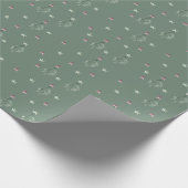 Sage & Pflaumenbäume Weihnachtsgeschenk Geschenkpapier (Ecke)