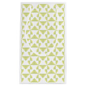 Sage Pinwheels Kleine Geschenktüte (Vorderseite)