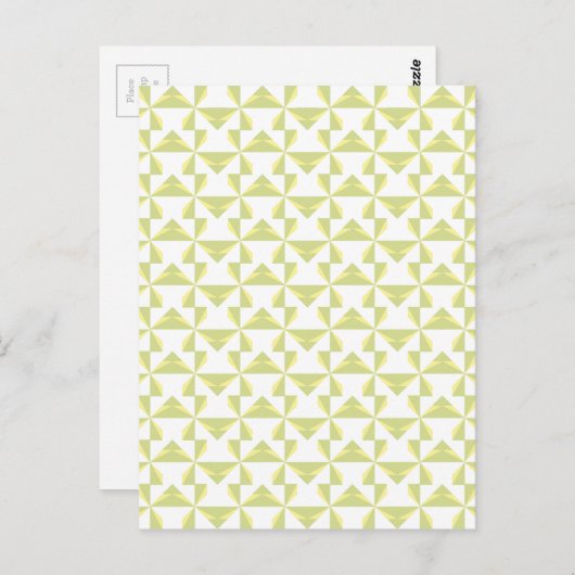 Sage Pinwheels Postkarte (Vorne/Hinten)