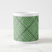 SAGE RAUTE STRICK Big White Tasse (Vorderseite)