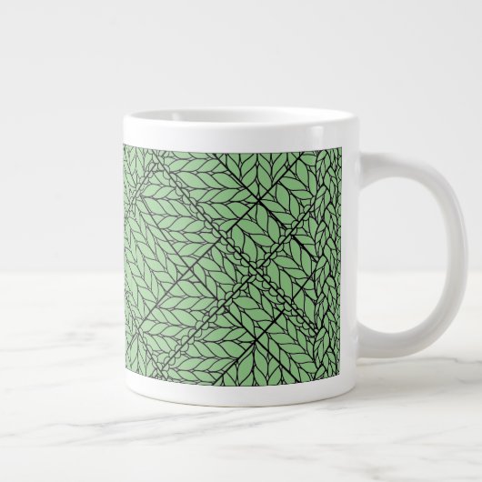 SAGE RAUTE STRICK Big White Tasse (Rechts)