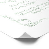 Sage Rocking Pferd Chinoiserie Bücher für das Baby Poster (Ecke)