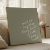 Sage Romantik Wall Art Zitat Poster