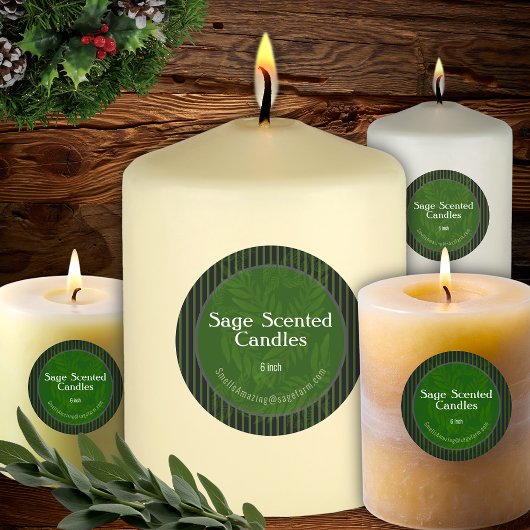 Sage Runder Aufkleber