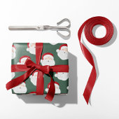 Sage Santa Claus Gesicht Weihnachtswrapping Papier Geschenkpapier