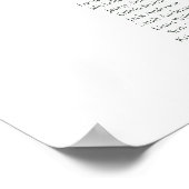 Sage Script 11 Tabelle Sitzplan Finden Sie Ihren S Poster (Ecke)