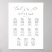 Sage Script 11 Tabelle Sitzplan Finden Sie Ihren S Poster (Vorne)
