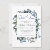 Sage Silver Green Floral Brautparty (Vorderseite)