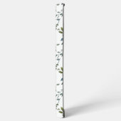 Sage Silver Green Floral Samsung Galaxy Hülle (Linke Seite)