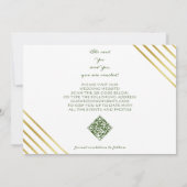 Sage Simple Script Two Foto Gallery QR CODE Save The Date (Rückseite)