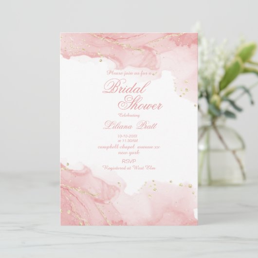 Sage SIMPLE STYLISH-Brautparty Einladung (Stehend Vorderseite)