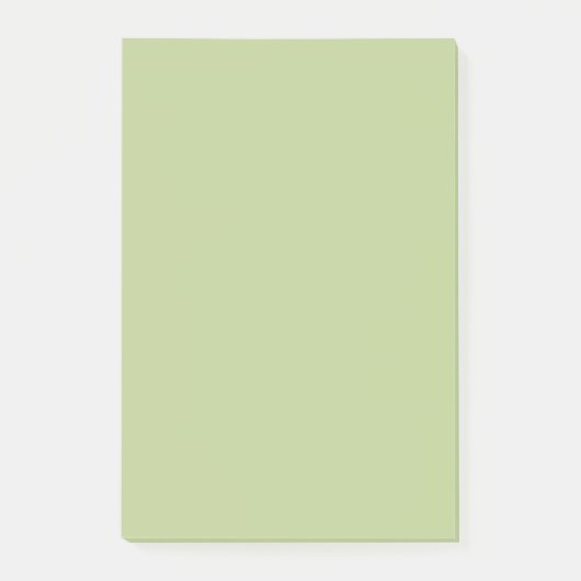 Sage Solid Color Post-it Klebezettel (Vorderseite)