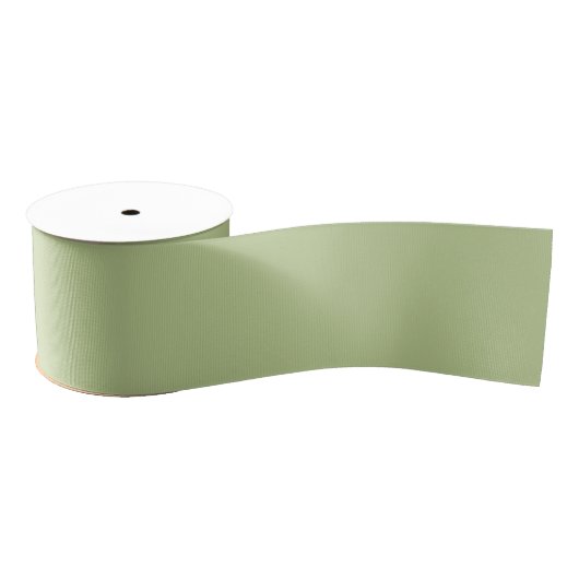 Sage Solid Color Ripsband (Spule)