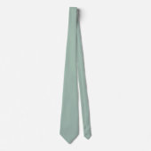 Sage Solid Color Wedding Krawatte (Vorderseite)