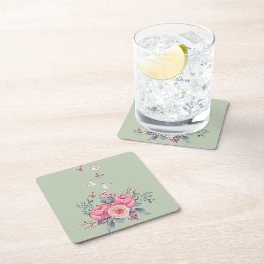 Sage Square Untersetzer Set (Vor Ort)